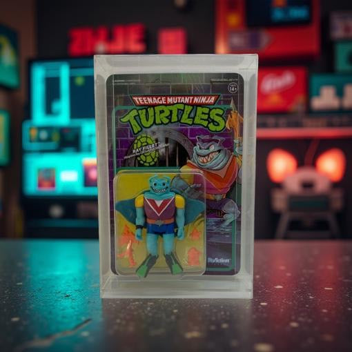 Super7 Reaction 3.75” Action Figure Acrylic Display Case