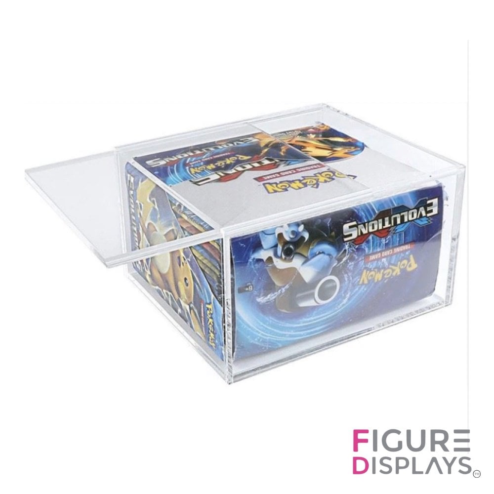 Premium Acrylic pokémon Booster Box Display Case TCG