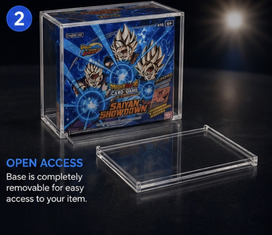 Premium Acrylic Dragon Ball Display Case Booster Box
