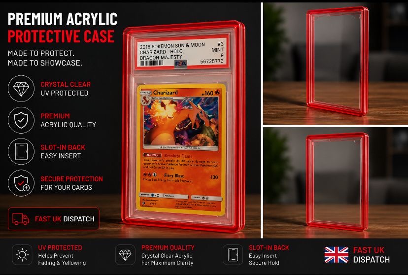 Pokemon Bumper Frame Clear Hard Protecter