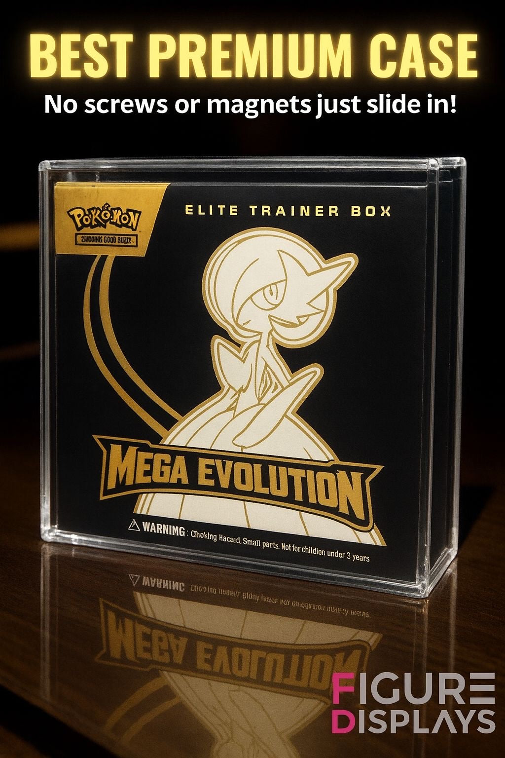 Premium Pokémon ETB Acrylic Display Case