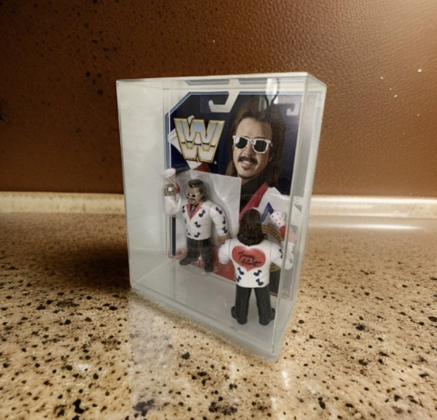 Premium Acrylic Mattel Wwe Retro Action Figure Display Case