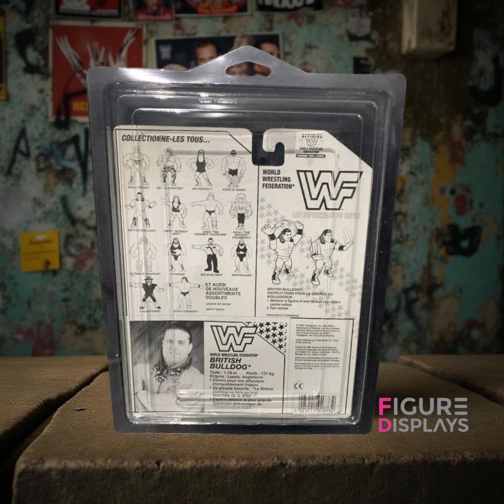 WWF Hasbro Wrestling Figure Blister Display Case Figures