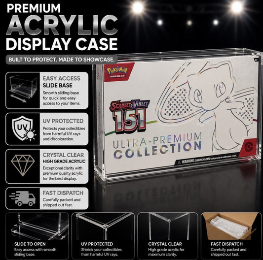 Pokémon Ultra Premium151 Acrylic Display Case