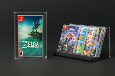 Premium Gaming Acrylic Display Case for Nintendo Switch Games
