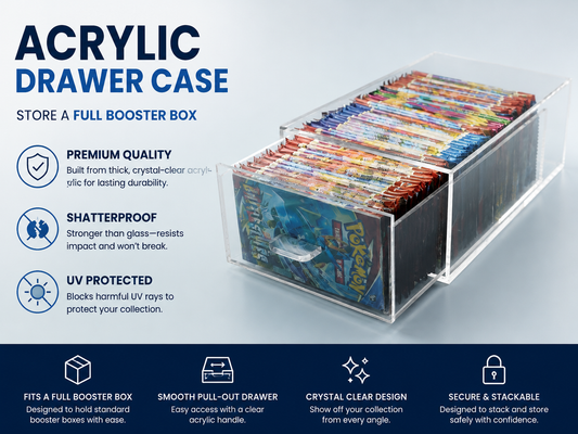 POKÉMON BOOSTER PACK TRAY – ACRYLIC CASE