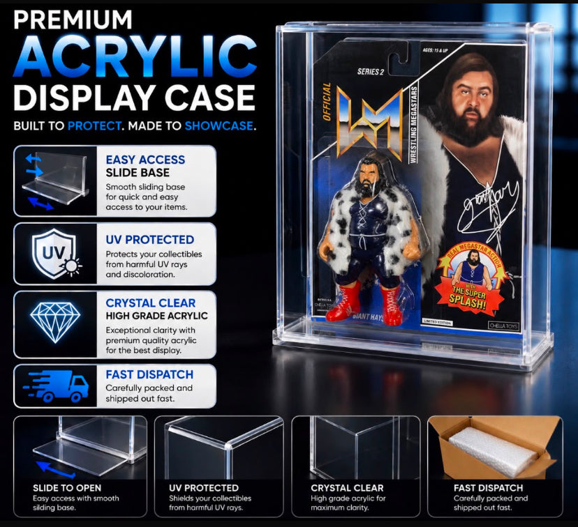 Premium Chella Epic Toys Wrestling Acrylic Display Case