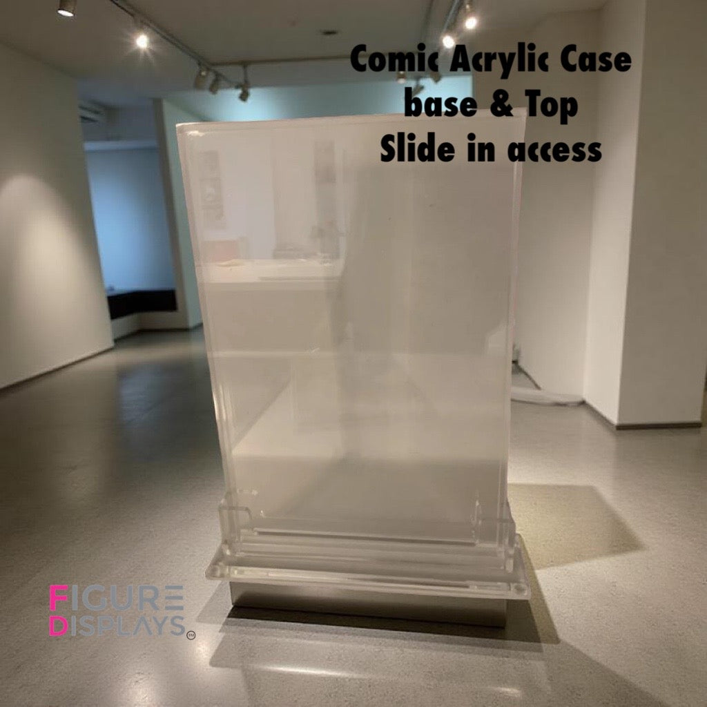 Comic Acrylic Display Gaming Case Base and top section.