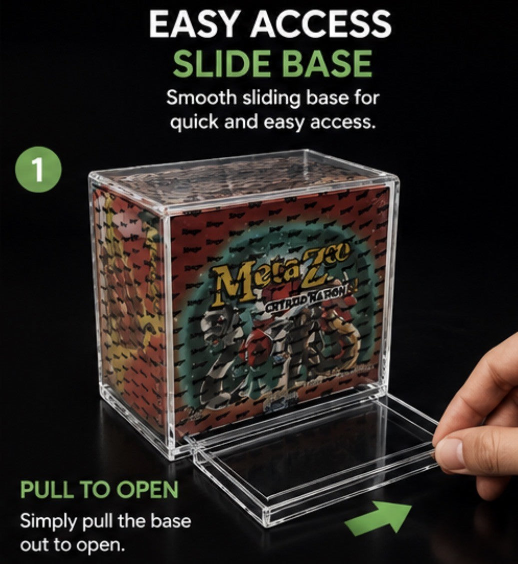 Premium Meta Zoo Acrylic Display Case Booster Box