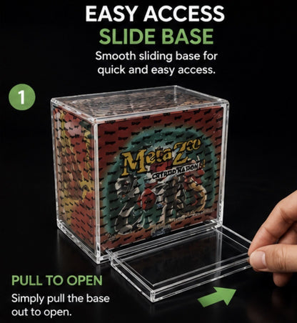 Premium Meta Zoo Acrylic Display Case Booster Box