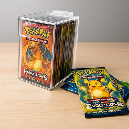Premium Pokémon Acrylic Pack Display Holder Case
