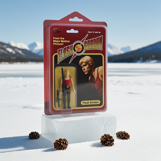 Blister Flash Gordon Display Case Reaction Super7 Figures