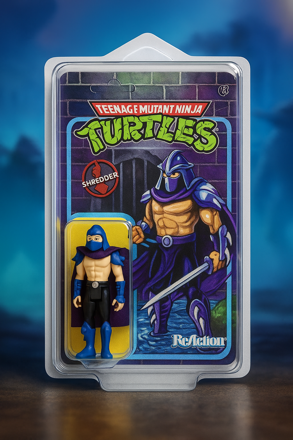 Blister Display Case for TMNT Reaction Super7 Action Figures