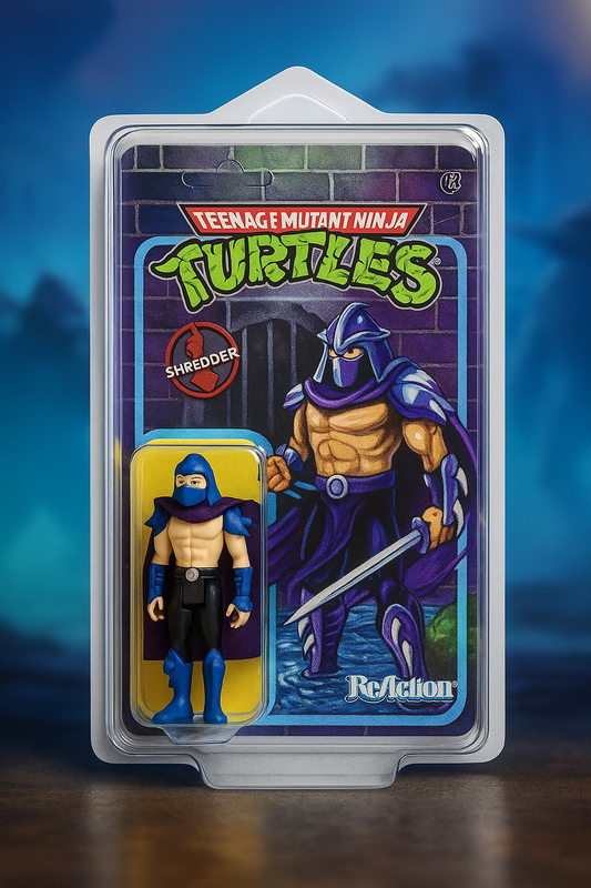 Blister Display Case for TMNT Reaction Super7 Action Figures