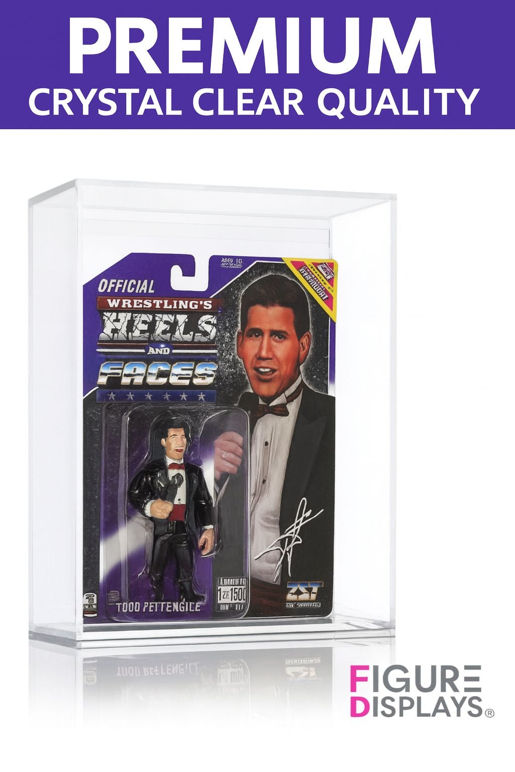 Premium ZST Wrestling Heels and Faces Acrylic Display Case zombie sailor Moc Figures
