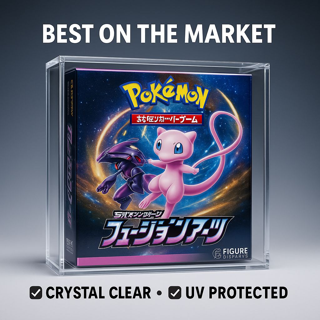 Premium Pokémon Booster Box Acrylic Display Case