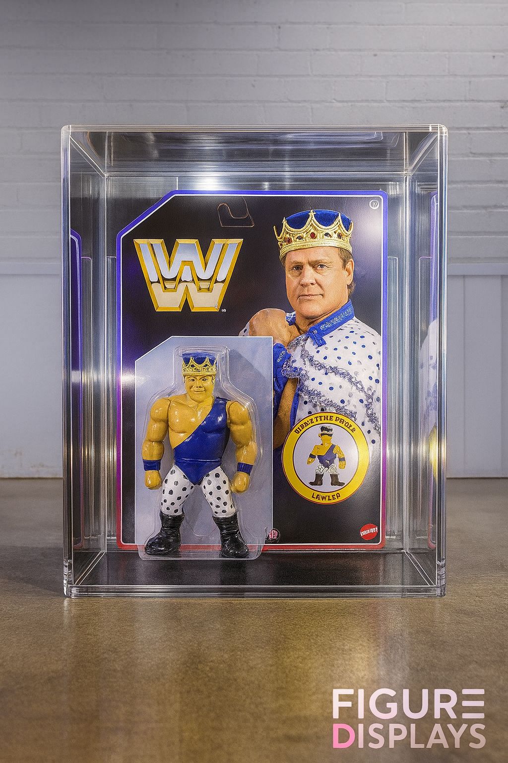 Premium Acrylic Mattel Wwe Retro Action Figure Display Case