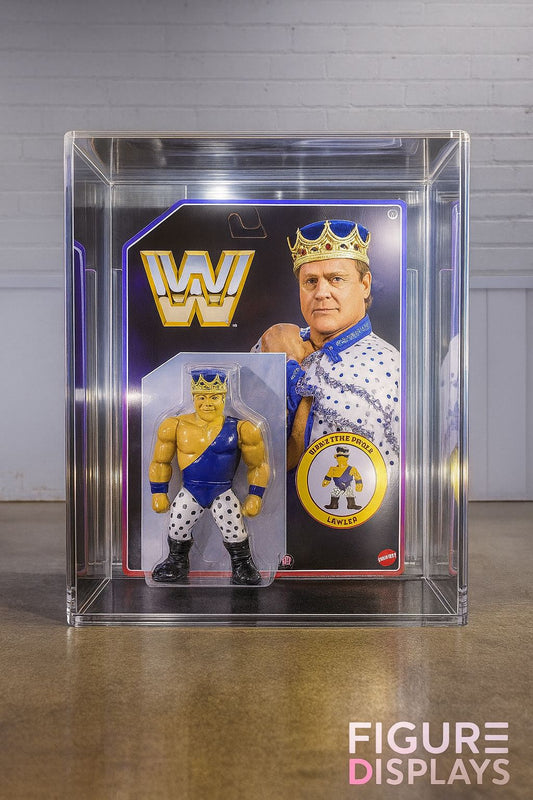 Premium Acrylic Mattel Wwe Retro Action Figure Display Case