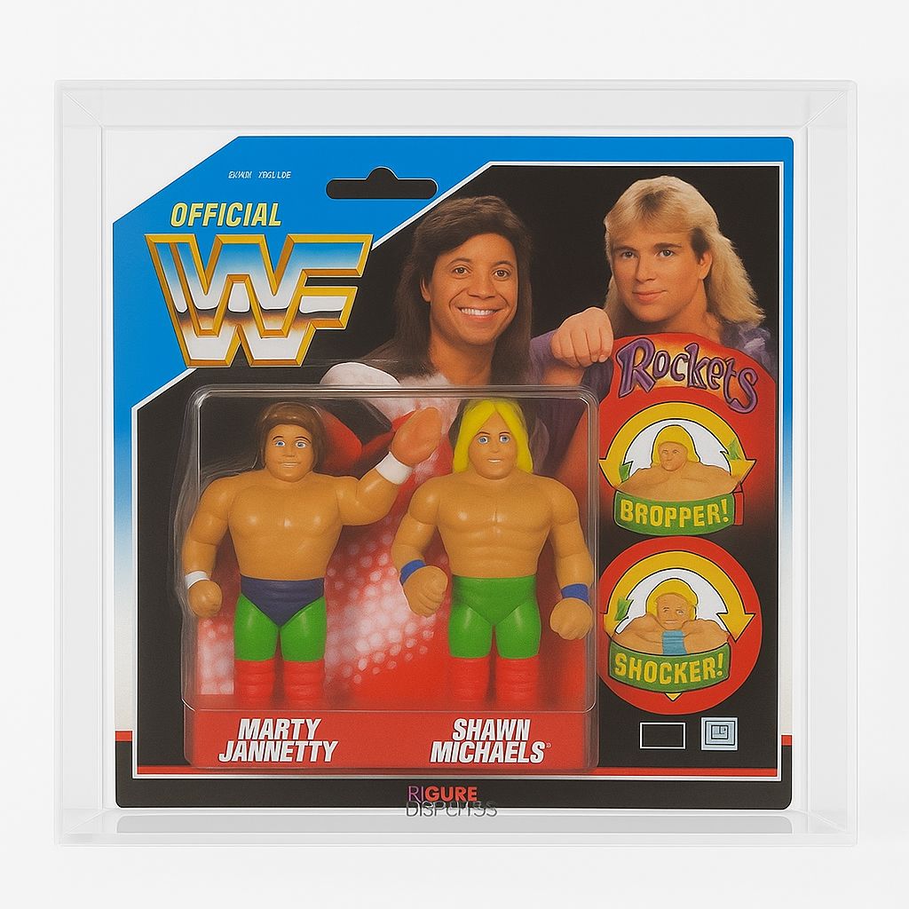 WWF Tag Team Acrylic Display Case