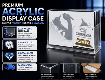 Pokemon Ultra Premium Charizard Acrylic Case