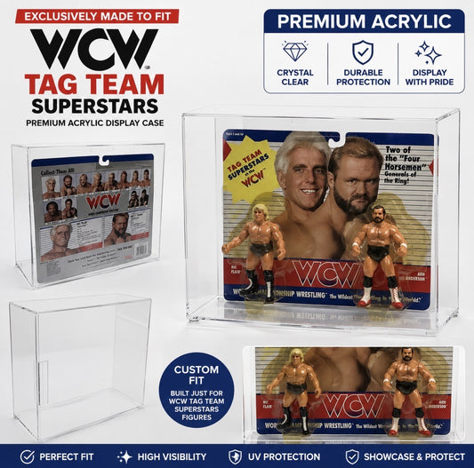 Premium WCW Galoob Acrylic Display Wrestling Case