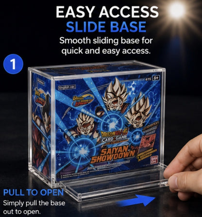Premium Acrylic Dragon Ball Display Case Booster Box